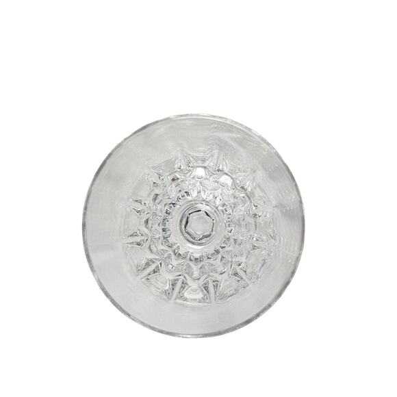 6 Cristal D'Arques Pompadour Lead Crystal Wine Glasses  6 Oz  Made in France - Picture 3 of 10